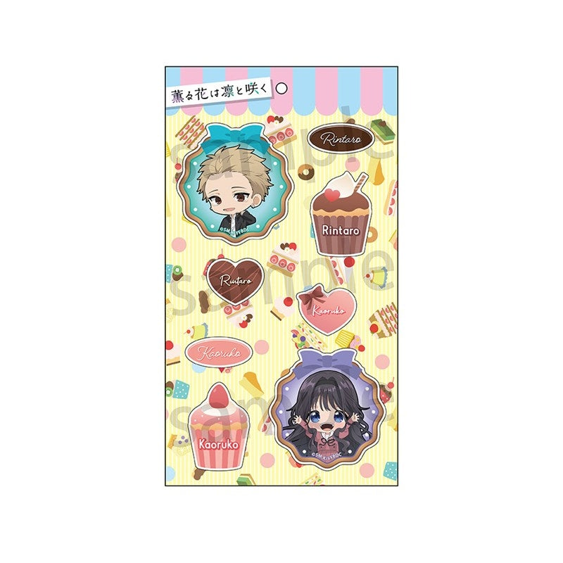 (Goods - Sticker) The Fragrant Flower Blooms with Dignity Sticker Rintaro & Kaoruko