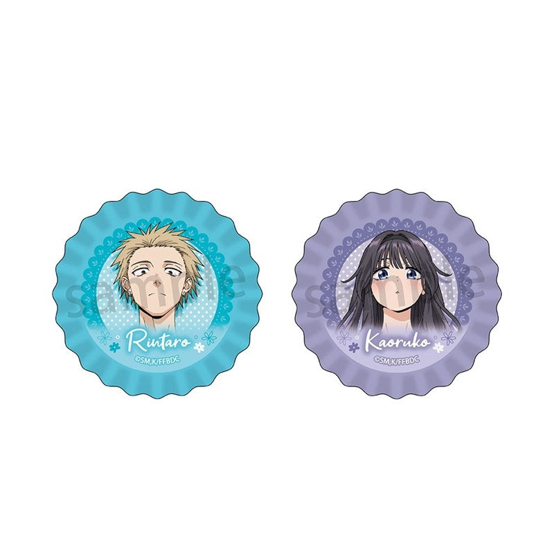 (Goods - Badge) The Fragrant Flower Blooms with Dignity Cap-Shaped (Round) Button Badge Set