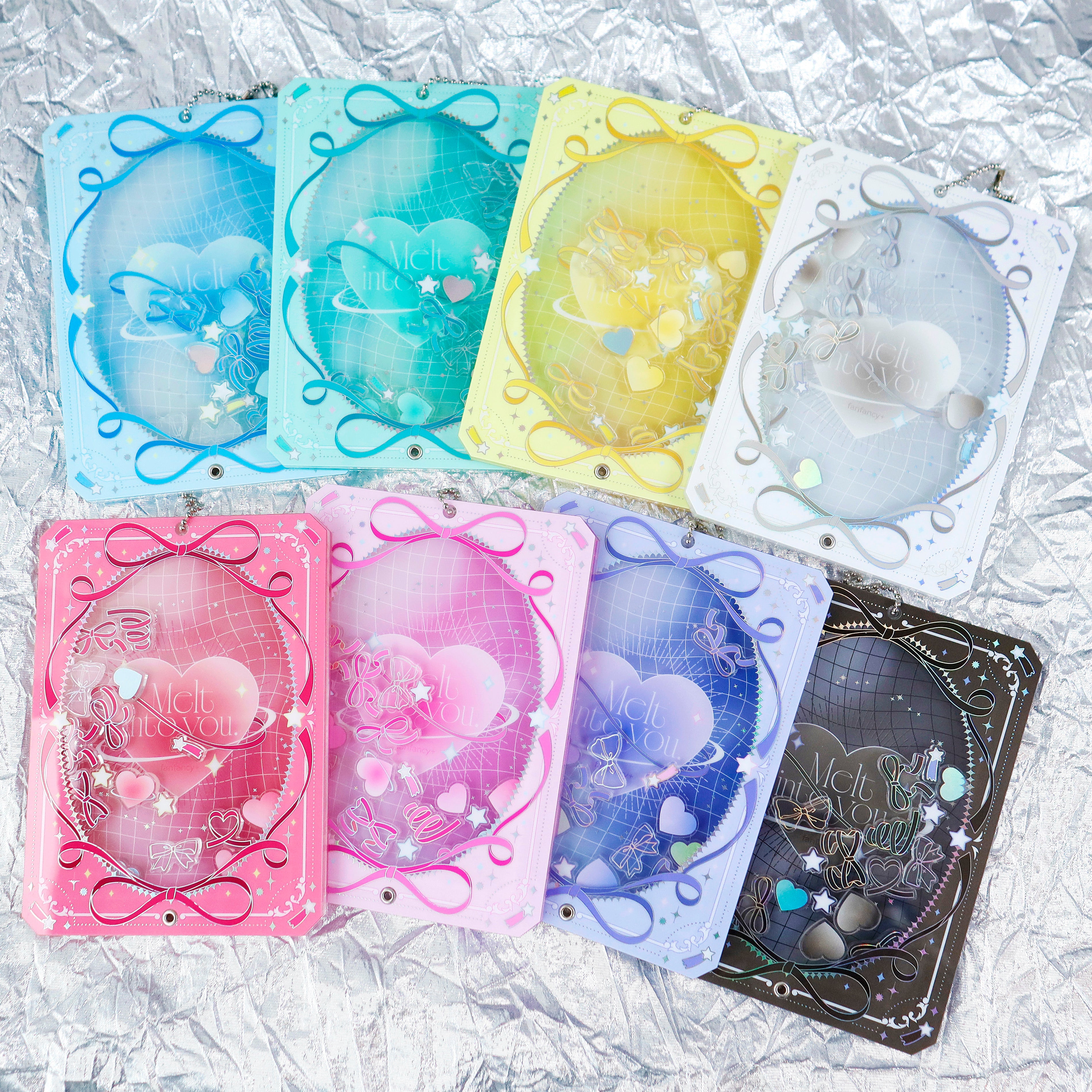 (Goods - Stationaries) fanfancy＋ Premium Acrylic Photo Frame Starry Ribbon (Red)