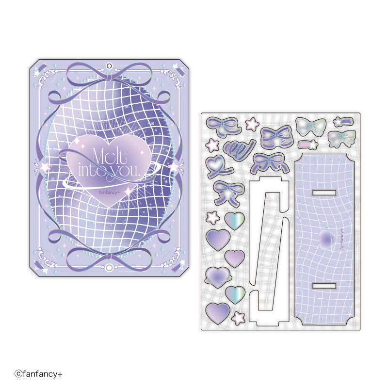 (Goods - Stationaries) fanfancy＋ Premium Acrylic Photo Frame Starry Ribbon (Purple)