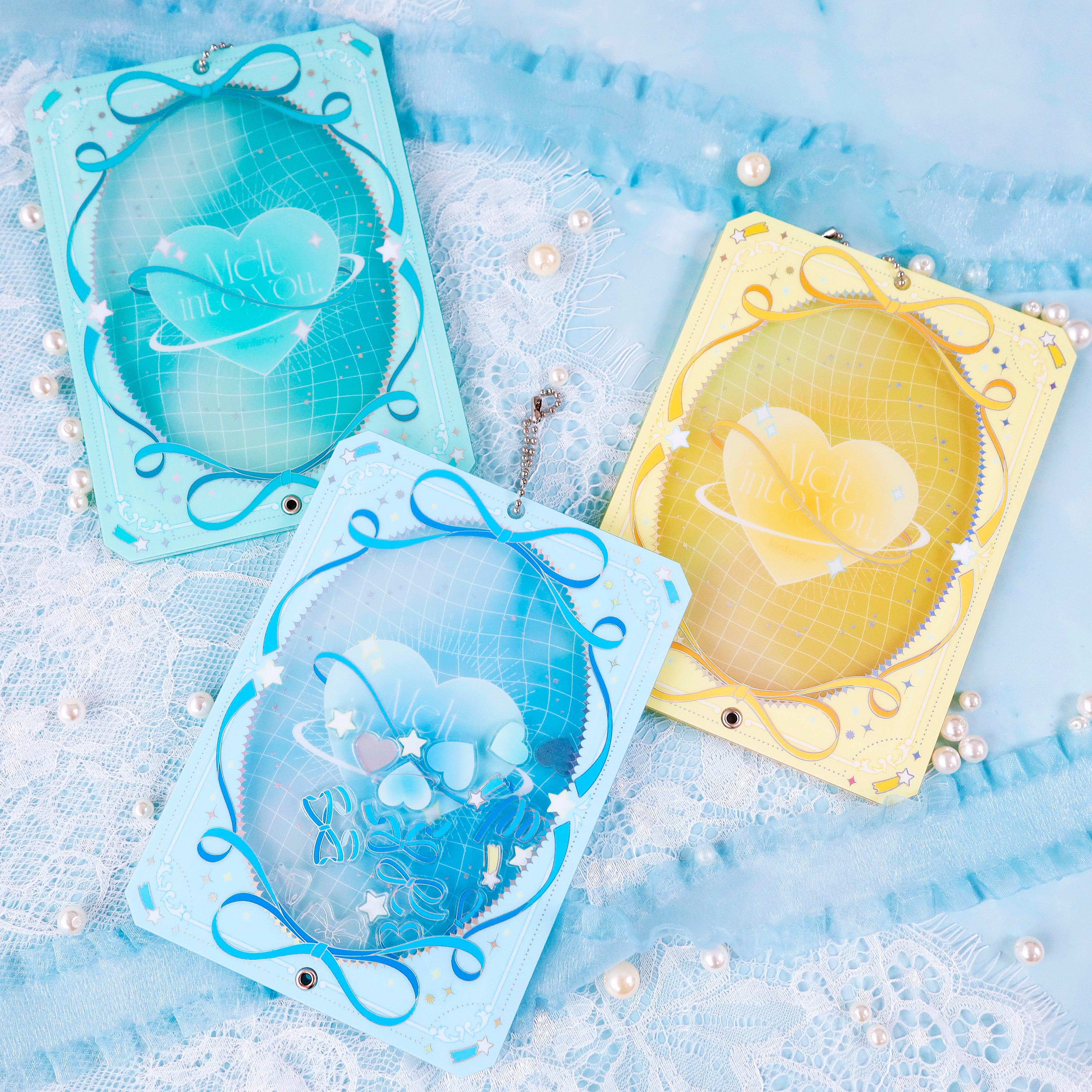 (Goods - Stationaries) fanfancy＋ Premium Acrylic Photo Frame Starry Ribbon (Yellow)