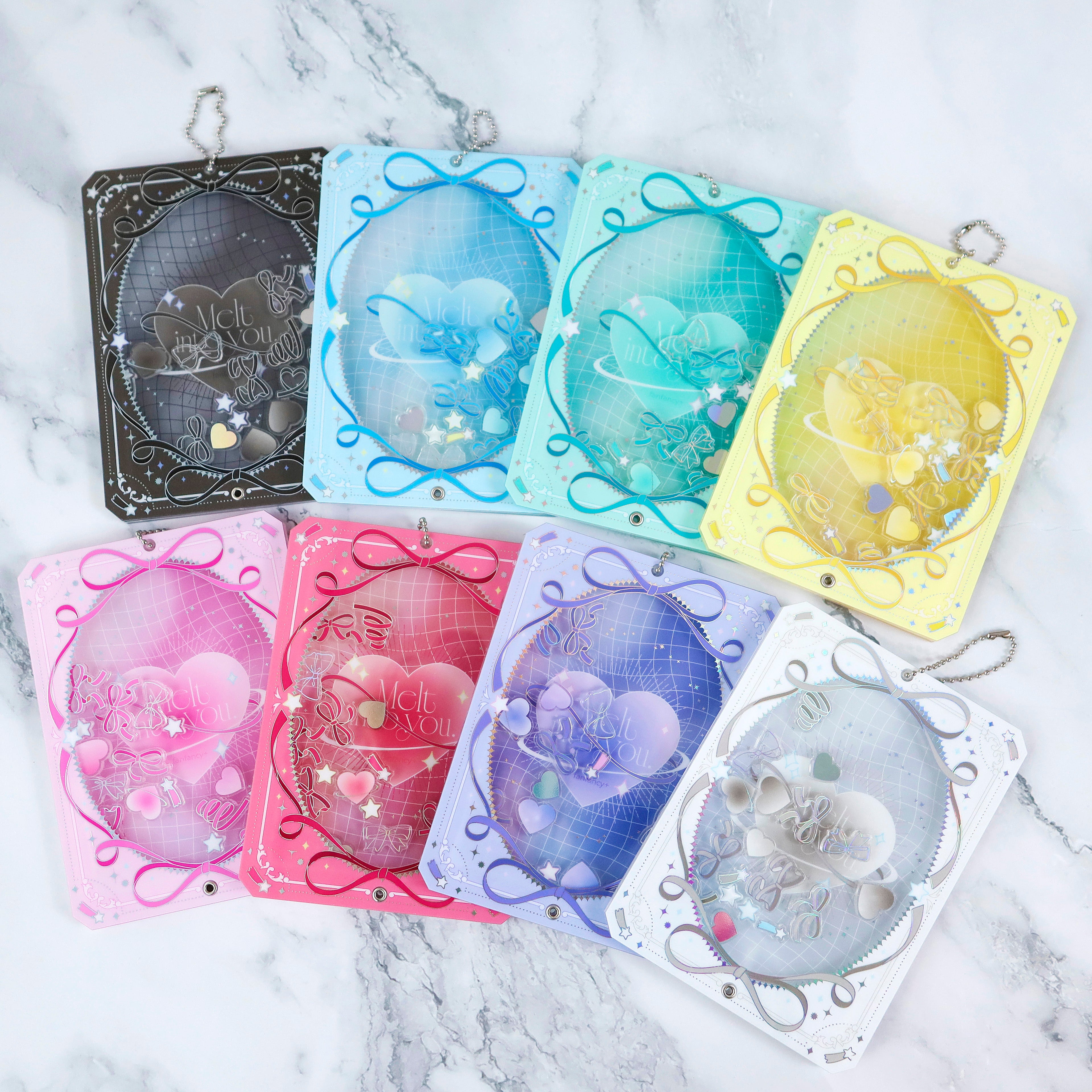 (Goods - Stationaries) fanfancy＋ Premium Acrylic Photo Frame Starry Ribbon (Black)