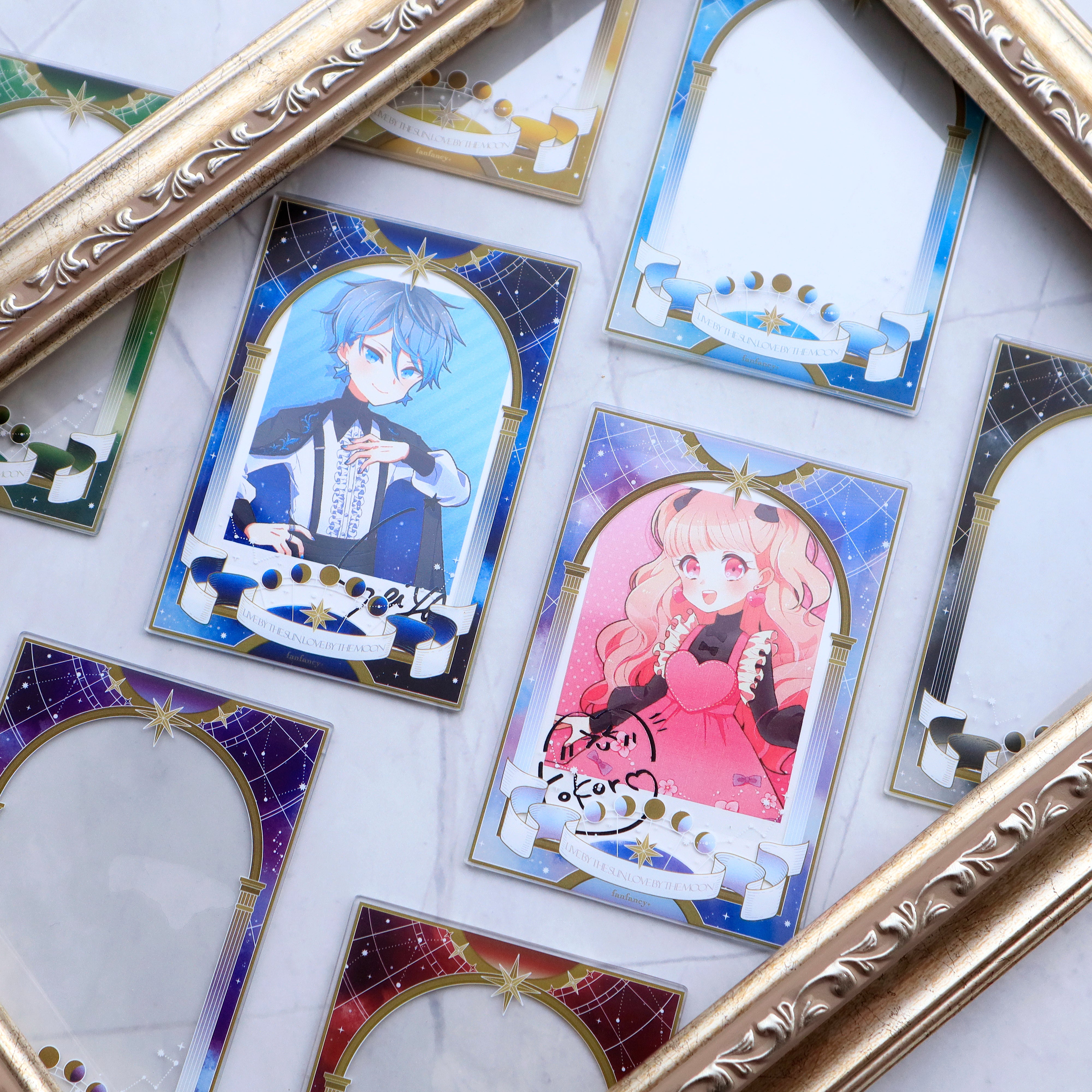 (Goods - Card Case) fanfancy＋ Hard Card Case Card Size Astronomica (Blue)