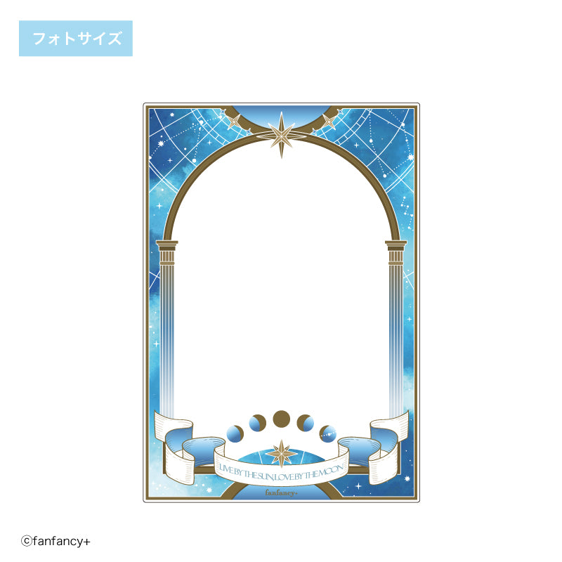 (Goods - Card Case) fanfancy＋ Hard Card Case Photo Size Astronomica (Light Blue)