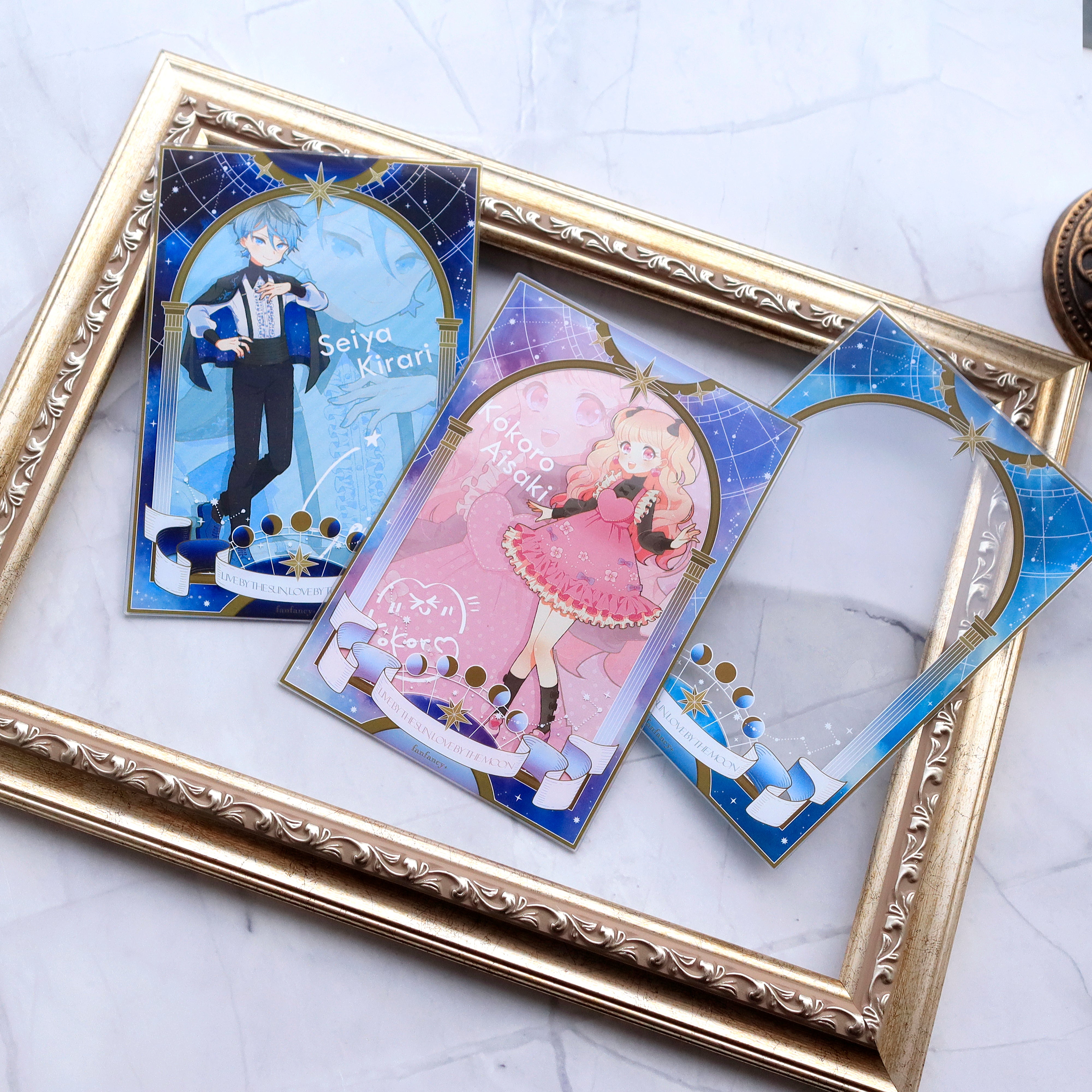 (Goods - Card Case) fanfancy＋ Hard Card Case Card Size Astronomica (Blue)