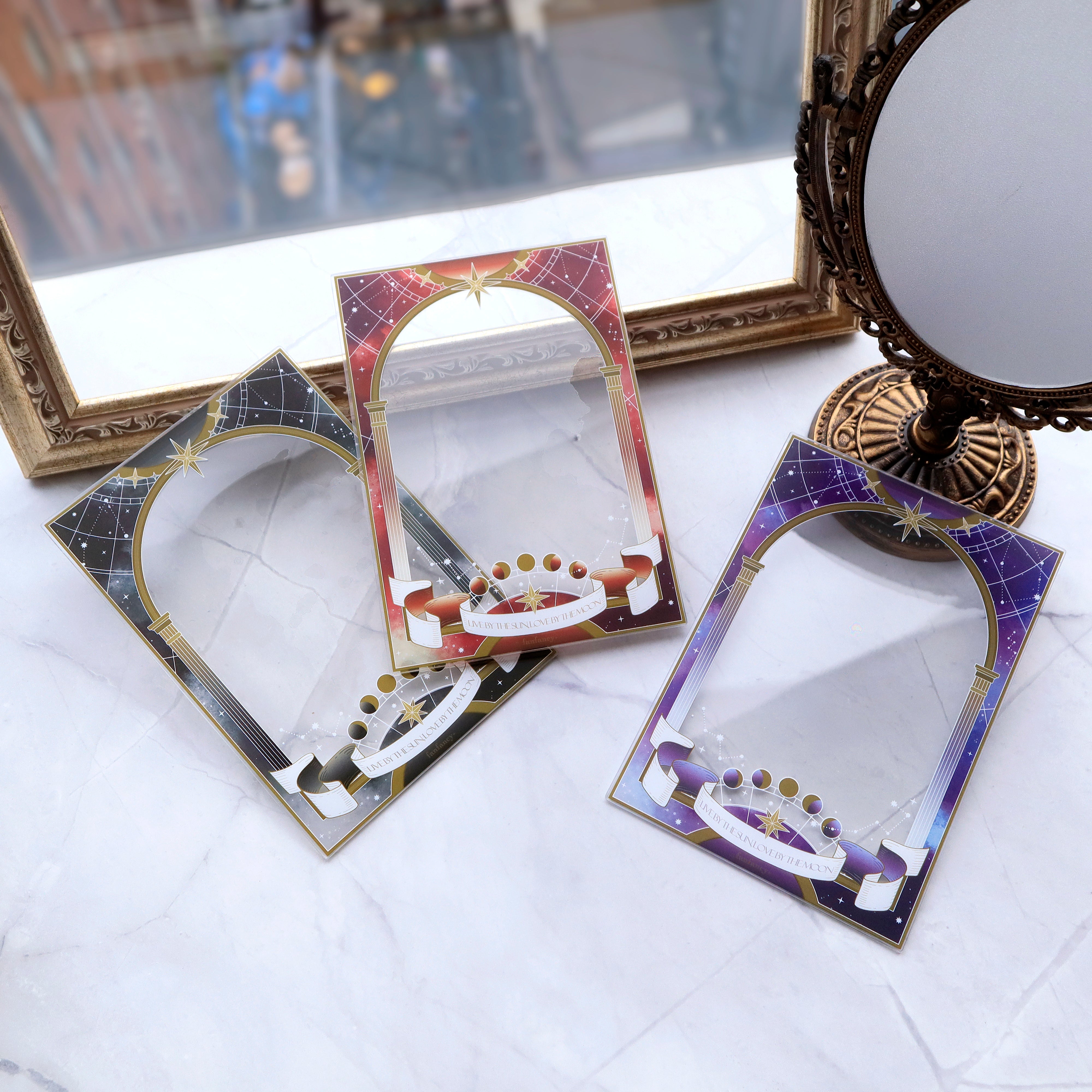 (Goods - Card Case) fanfancy＋ Hard Card Case Card Size Astronomica (Red)