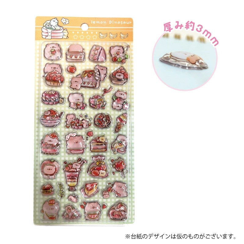 (Goods - Sticker) Non-Character Tsuyapuku Shiny 3D Sticker Buta-san Pig