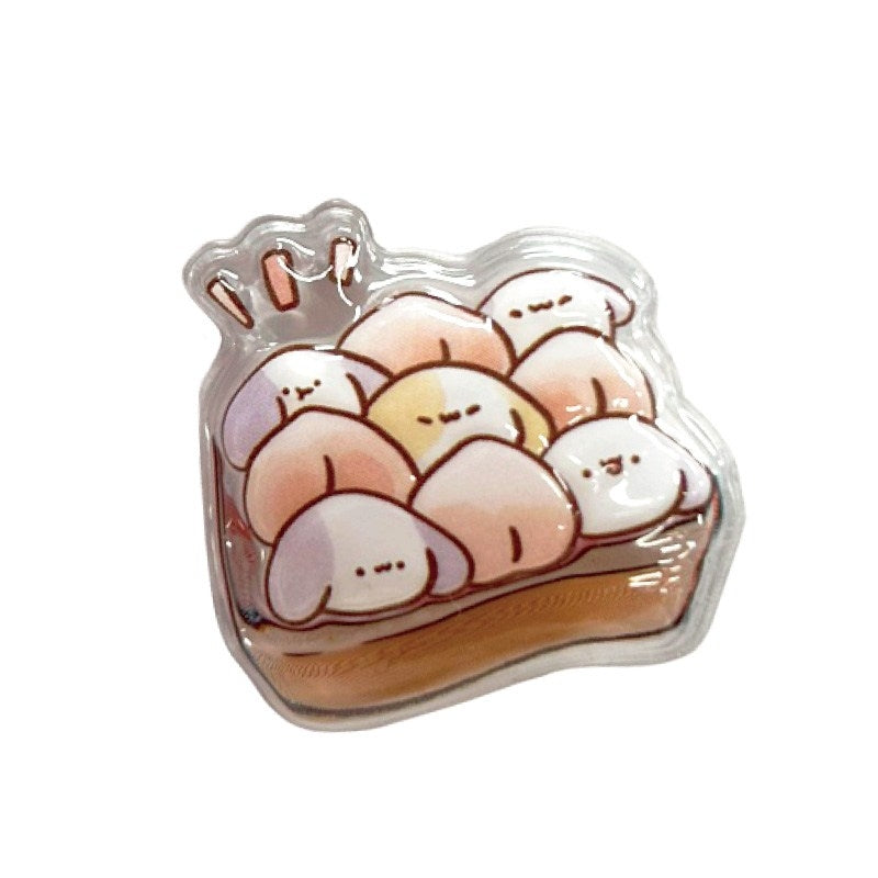 (Goods - Sticker) Non-Character Tsuyapuku Shiny 3D Sticker Buta-san Pig
