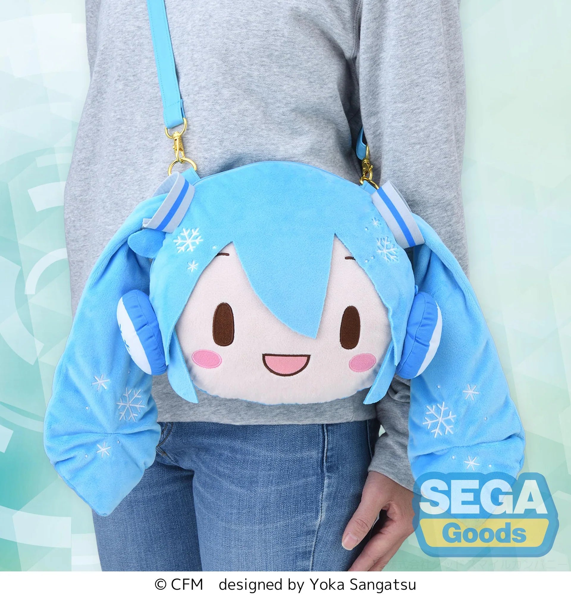 (Bag) Vocaloid fuwa petit "Snow Miku" Shoulder Bag