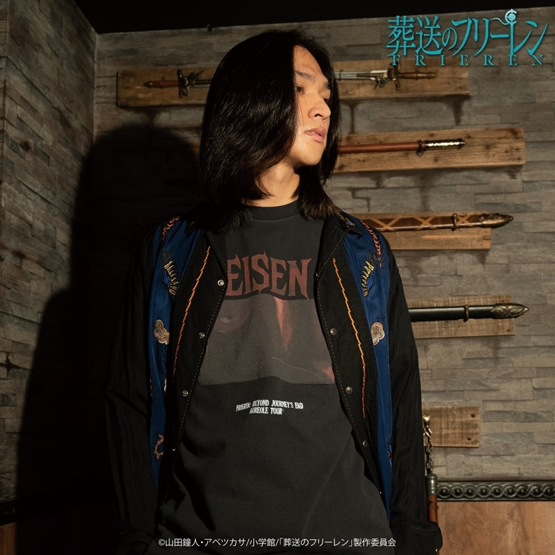 (Goods - Shirt) TV Anime Frieren: Beyond Journey's End TOKYO MADNESS CLUB METAL T-shirt Aizen L Size