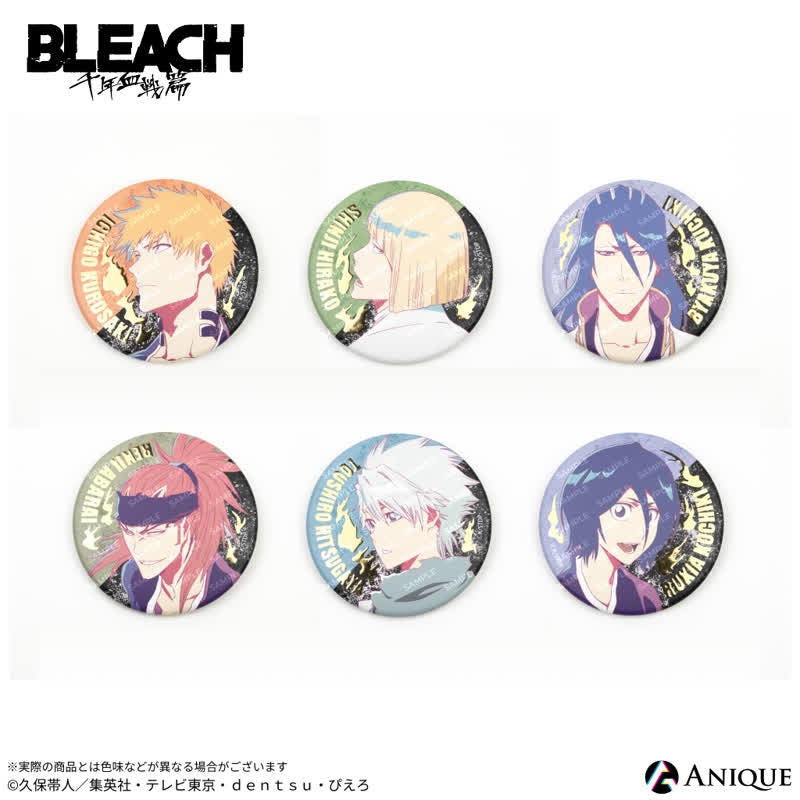 (Goods - Badge) BLEACH: Thousand-Year Blood War Trading Jewel Button Badge  (Blind Box -Single)