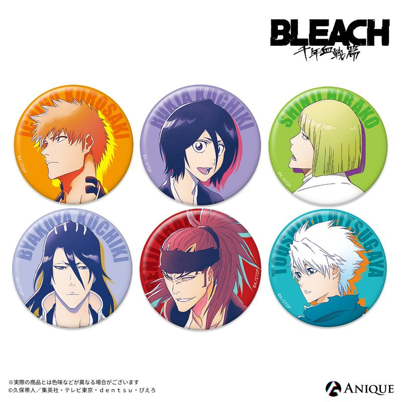 (1BOX=6)(Goods - Badge) Bleach: Thousand-Year Blood War Arc (BLEACH GRAFFITI) Trading Button Badge [Color Change](6 Types Total)(Blind Box -Single)
