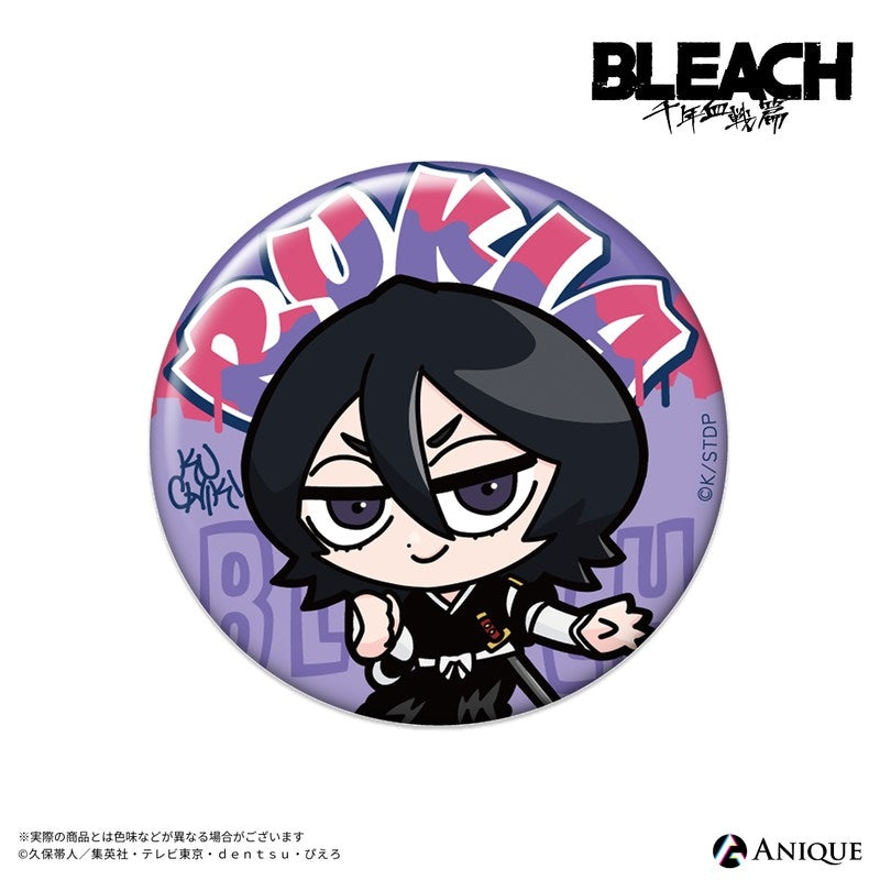 (1BOX=6)(Goods - Badge) Bleach: Thousand-Year Blood War Arc (BLEACH GRAFFITI) Trading Button Badge [Chibi](6 Types Total)(Blind Box -Single)