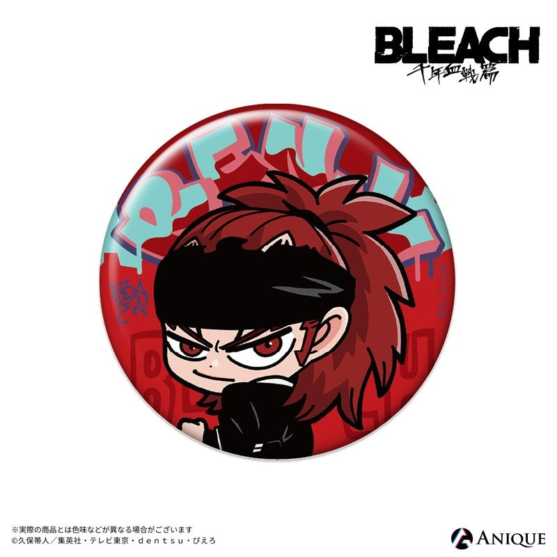 (1BOX=6)(Goods - Badge) Bleach: Thousand-Year Blood War Arc (BLEACH GRAFFITI) Trading Button Badge [Chibi](6 Types Total)(Blind Box -Single)