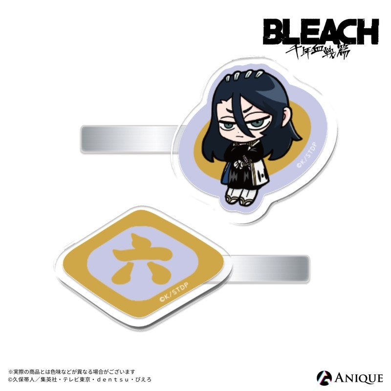 (Goods - Clip) Bleach: Thousand-Year Blood War Arc (BLEACH GRAFFITI) Acrylic Multipurpose Clip Byakuya Kuchiki