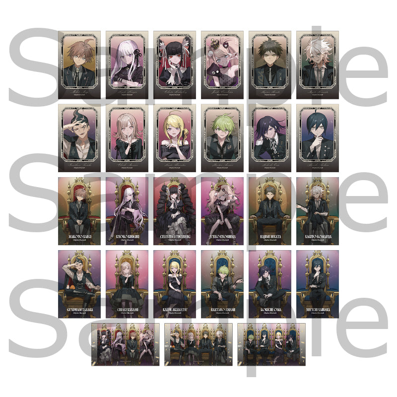 (Goods - Card) Danganronpa Series Trading Illustration Card Throne ver. Illustrated by およ (Blind Box -BOX)
