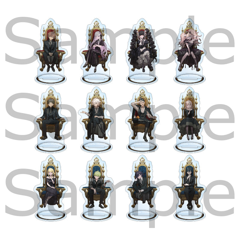 (Goods - Acrylic Stand) Danganronpa Series Trading Mini Acrylic Stand Throne ver. Illustrated by およ (Blind Box -BOX)