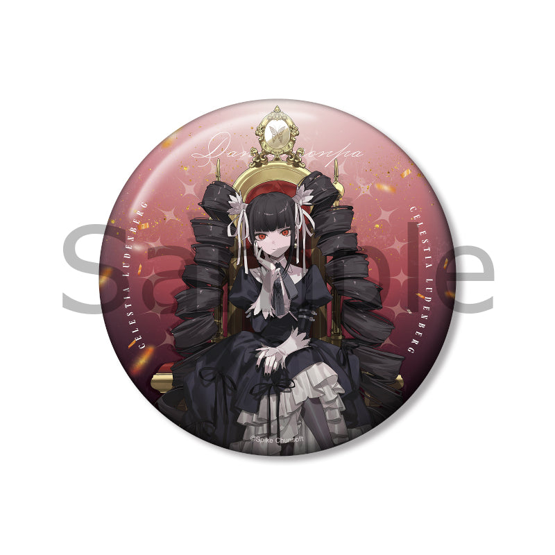 (Goods - Badge) Danganronpa Series 100mm Can Badge Throne ver. Illustrated by およ