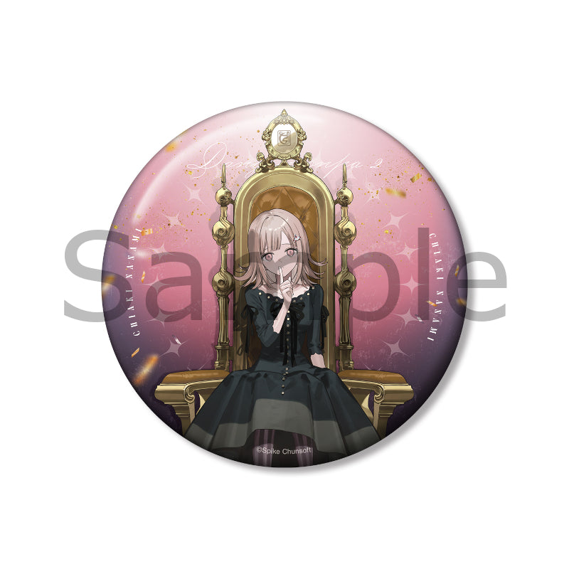 (Goods - Badge) Danganronpa Series 100mm Can Badge Throne ver. Illustrated by およ