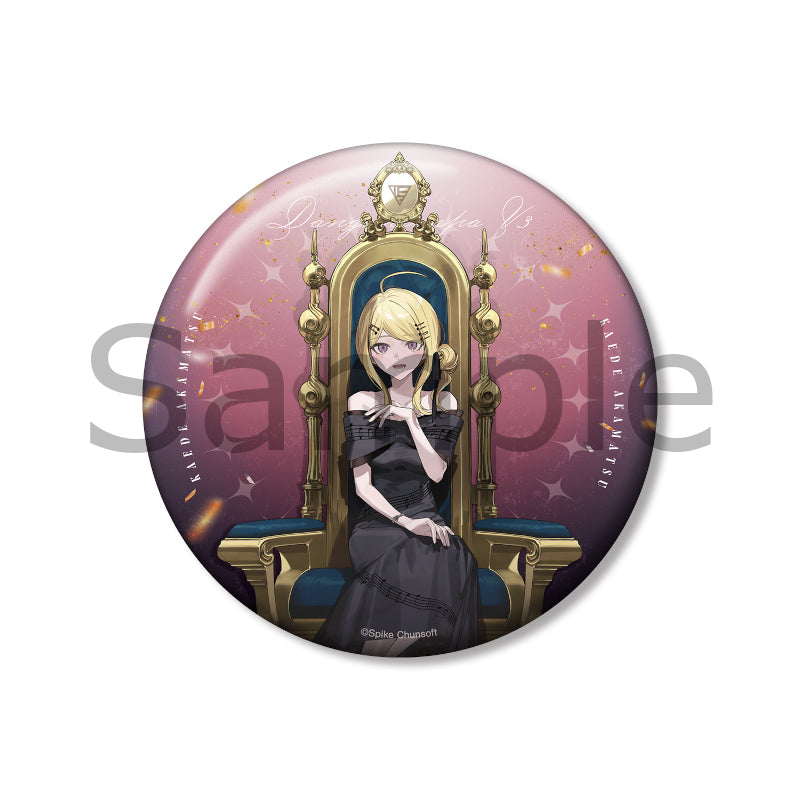 (Goods - Badge) Danganronpa Series 100mm Can Badge Throne ver. Illustrated by およ