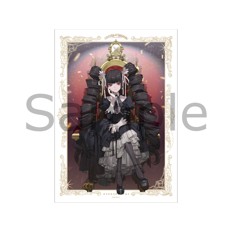 (Goods - Poster) Danganronpa Series A3 Matte Poster Throne ver. Illustrated by およ