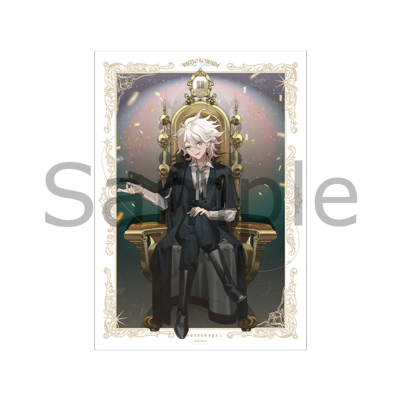 (Goods - Poster) Danganronpa Series A3 Matte Poster Throne ver. Illustrated by およ