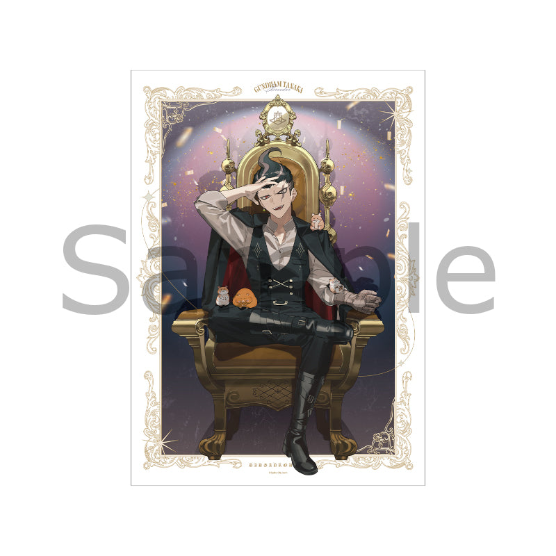 (Goods - Poster) Danganronpa Series A3 Matte Poster Throne ver. Illustrated by およ