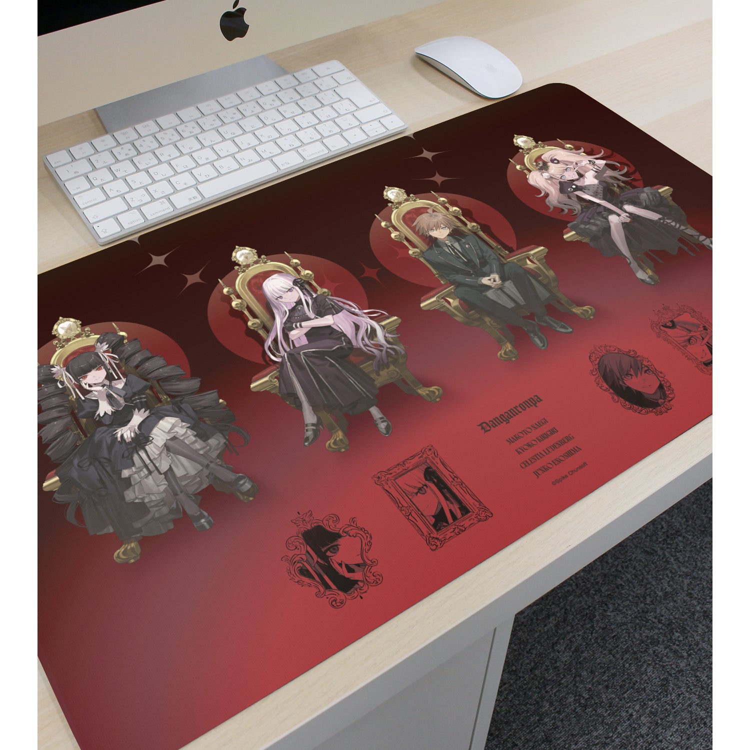(Goods - Desk Mat) Danganronpa Series Desk Mat Throne Ver. Illustrated by およ