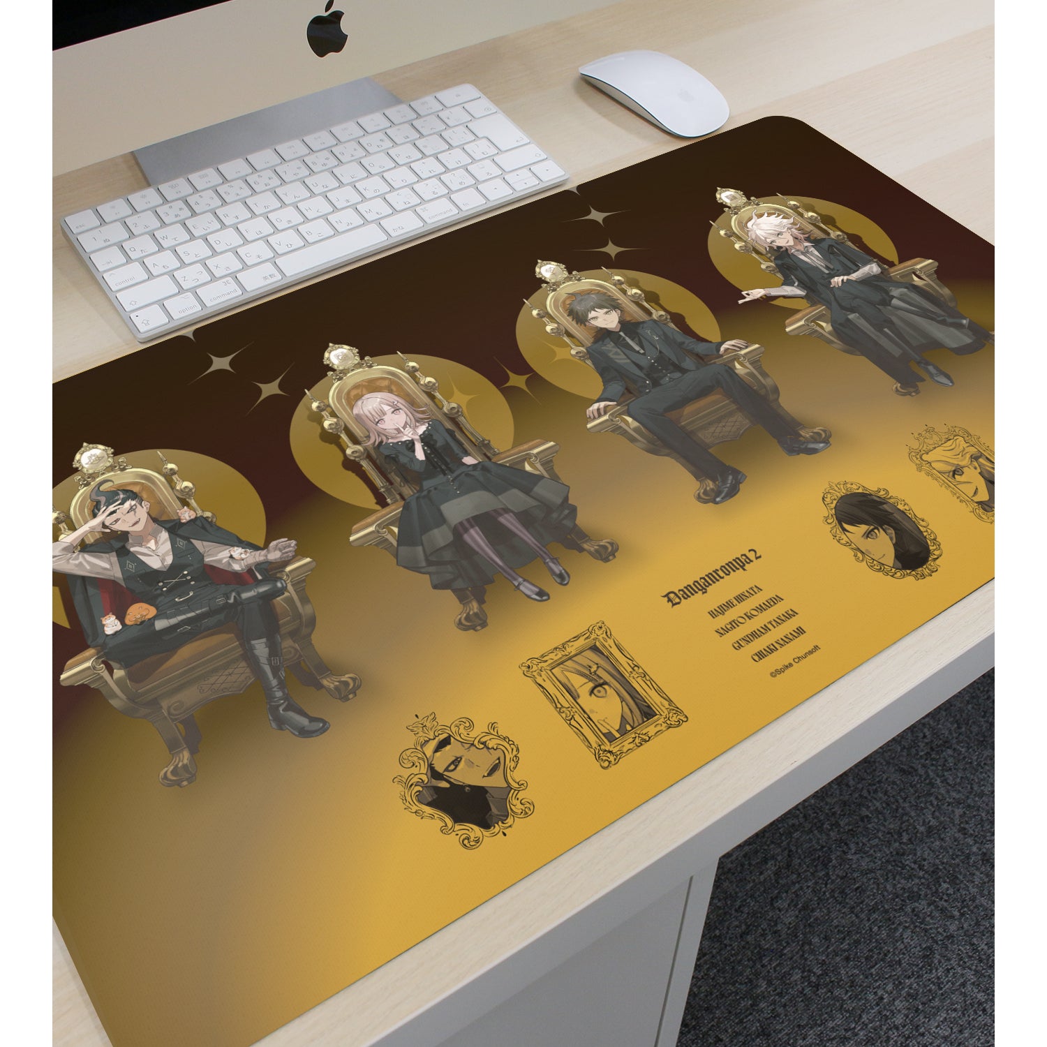 (Goods - Desk Mat) Danganronpa Series Desk Mat Throne Ver. Illustrated by およ