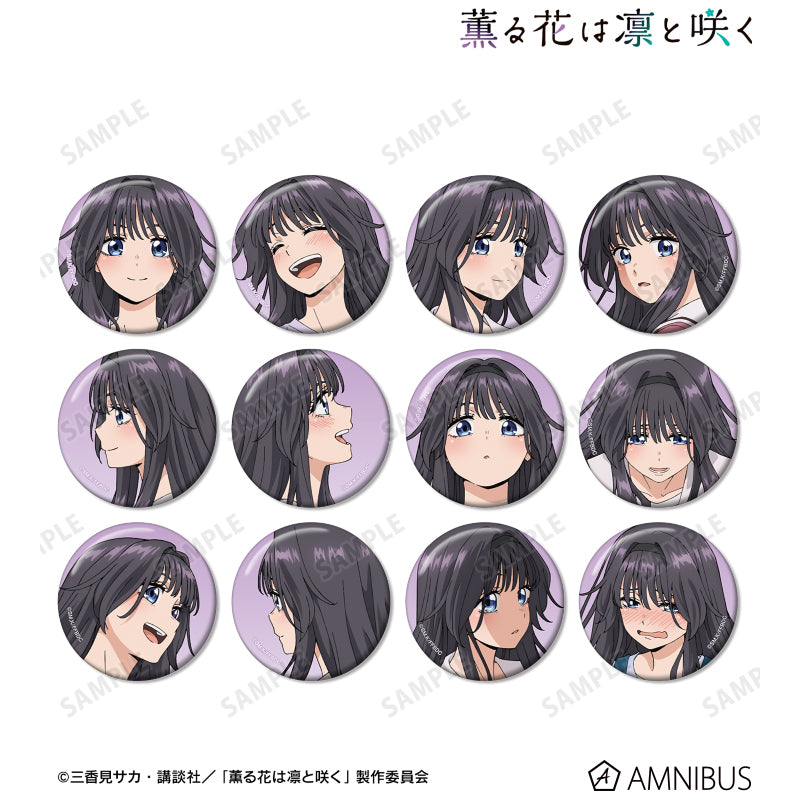 (Goods - Badge) The Fragrant Flower Blooms with Dignity Trading Button Badge (Kaoruku Waguri Only) Kaoruko Waguri(Blind Box -Single)