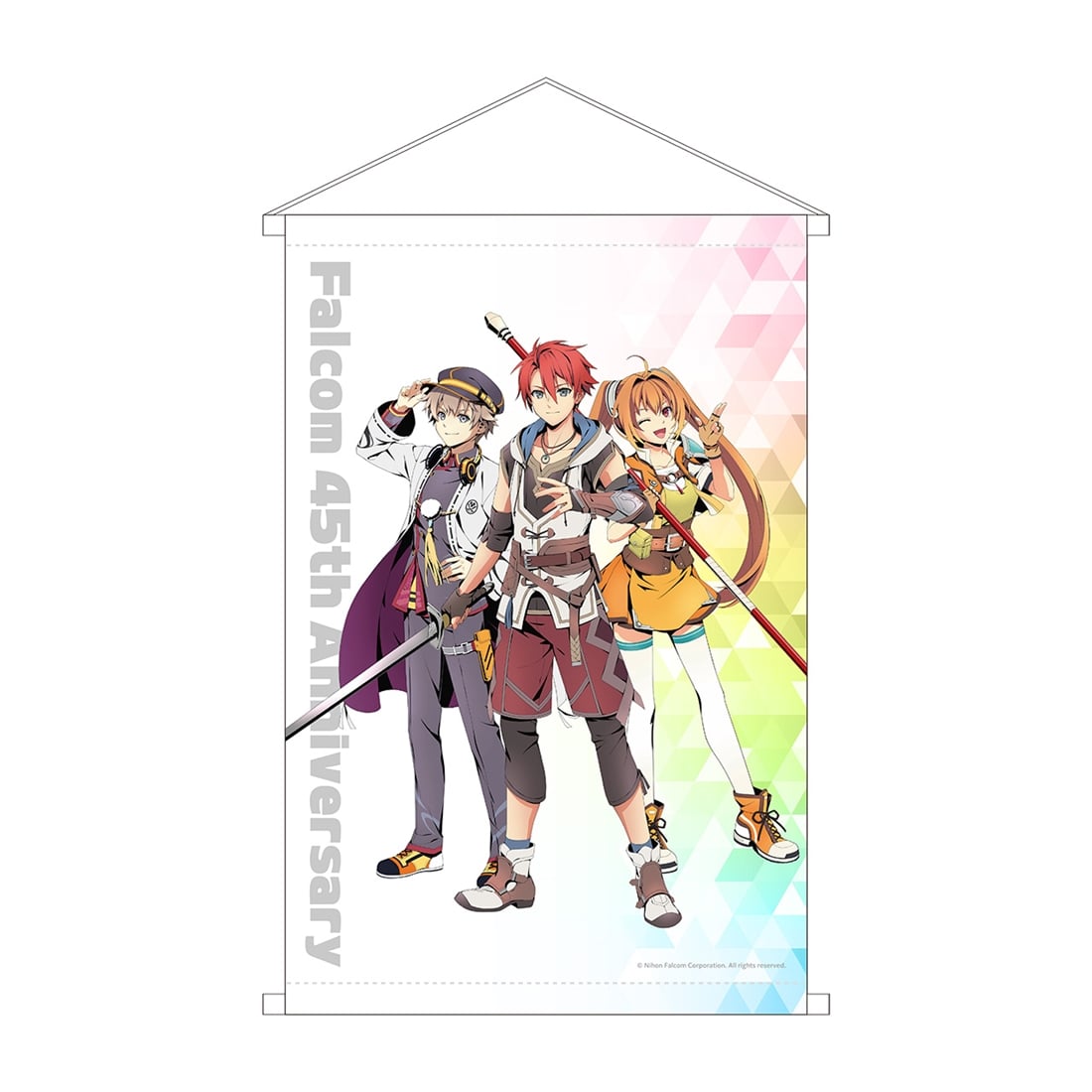 (Goods - Wall Scroll) Nihon Falcom 45th Anniversary B2-sized Wall Scroll