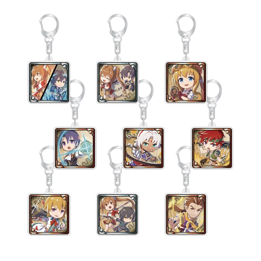 (Goods - Keychain) Trails in the Sky 1st Chapter Tradable Acrylic Keychain Ver.B (Blind Box - Single)