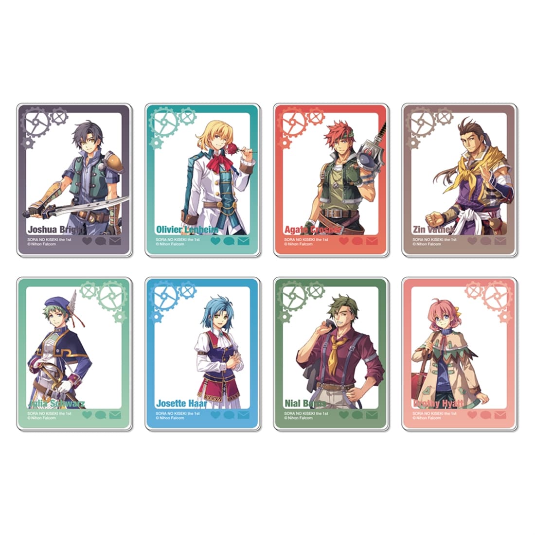 (Goods - Card) Trails in the Sky 1st Chapter & Nihon Falcom 45th Anniversary Tradable Acrylic Card Ver.B (Blind Box - Single)