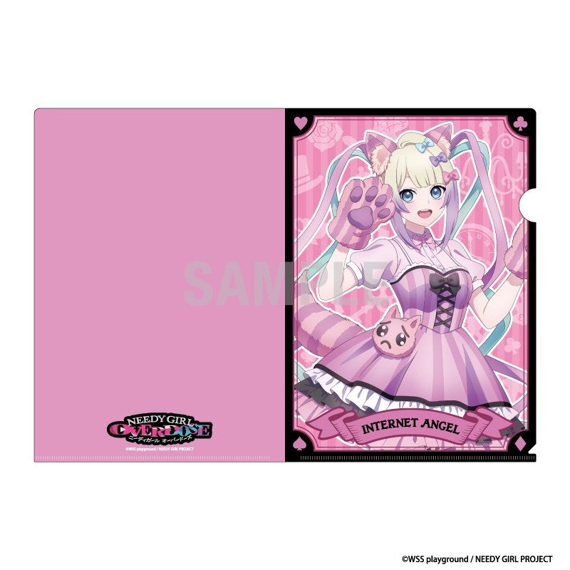 (Goods - Clear File) NEEDY GIRL OVERDOSE Clear File OMGkawaiiAngel Cheshire Cat Ver.