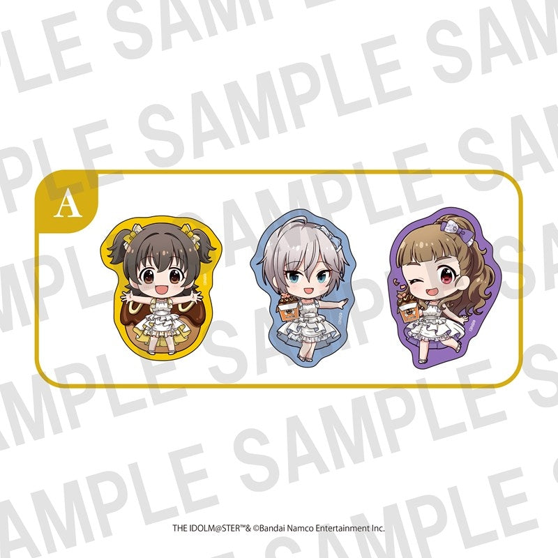 (Goods - Sticker) The Idolmaster Cinderella Girls CINDERELLA GIRLS fes. Once Upon a St@rs STARLIGHT ALLIANCE x Bakudan-yaki Honpo Die-cut Sticker Set A