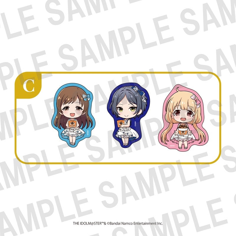 (Goods - Sticker) The Idolmaster Cinderella Girls CINDERELLA GIRLS fes. Once Upon a St@rs STARLIGHT ALLIANCE x Bakudan-yaki Honpo Die-cut Sticker Set C