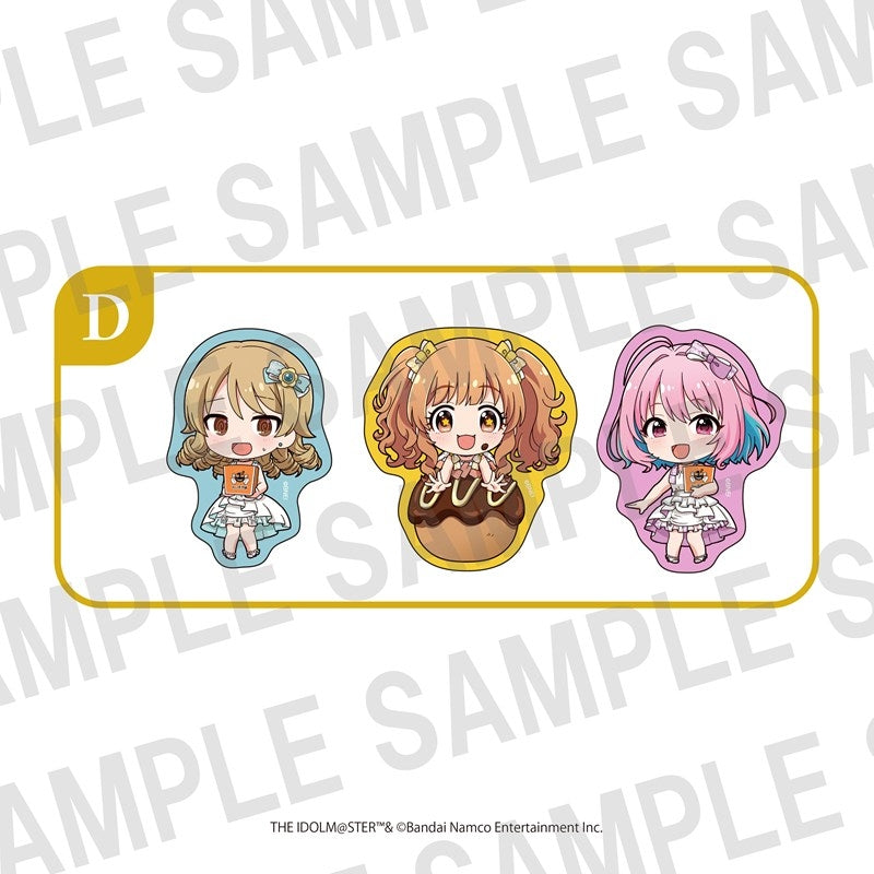 (Goods - Sticker) The Idolmaster Cinderella Girls CINDERELLA GIRLS fes. Once Upon a St@rs STARLIGHT ALLIANCE x Bakudan-yaki Honpo Die-cut Sticker Set D