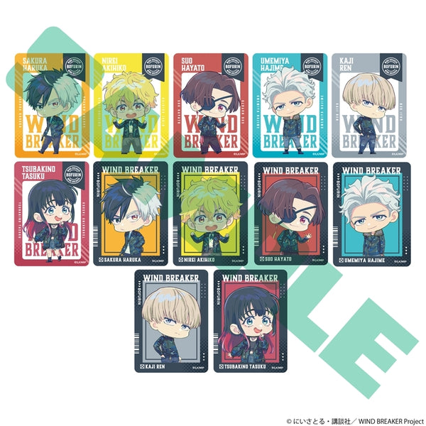 &TEAM セカナン,ウィンドブレーカー,トレカセット Goods - Card) TV Anime - WIND BREAKER Trading Clear Card (Blind