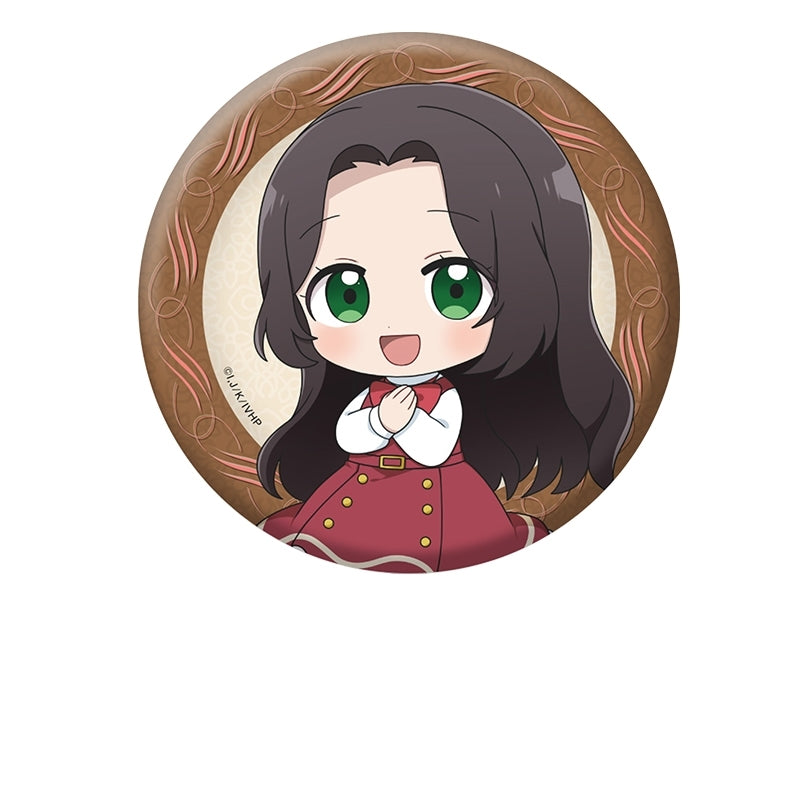 (Goods - Badge) I'll Become a Villainess Who Goes Down in History Petanko Button Badge Liz