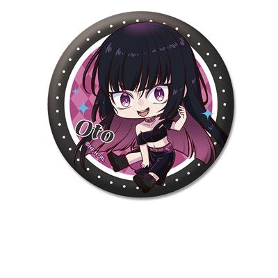 (Goods - Badge) Rock Is a Lady's Modesty PetankoButton Badge vol. 2 Otoha Kurogane