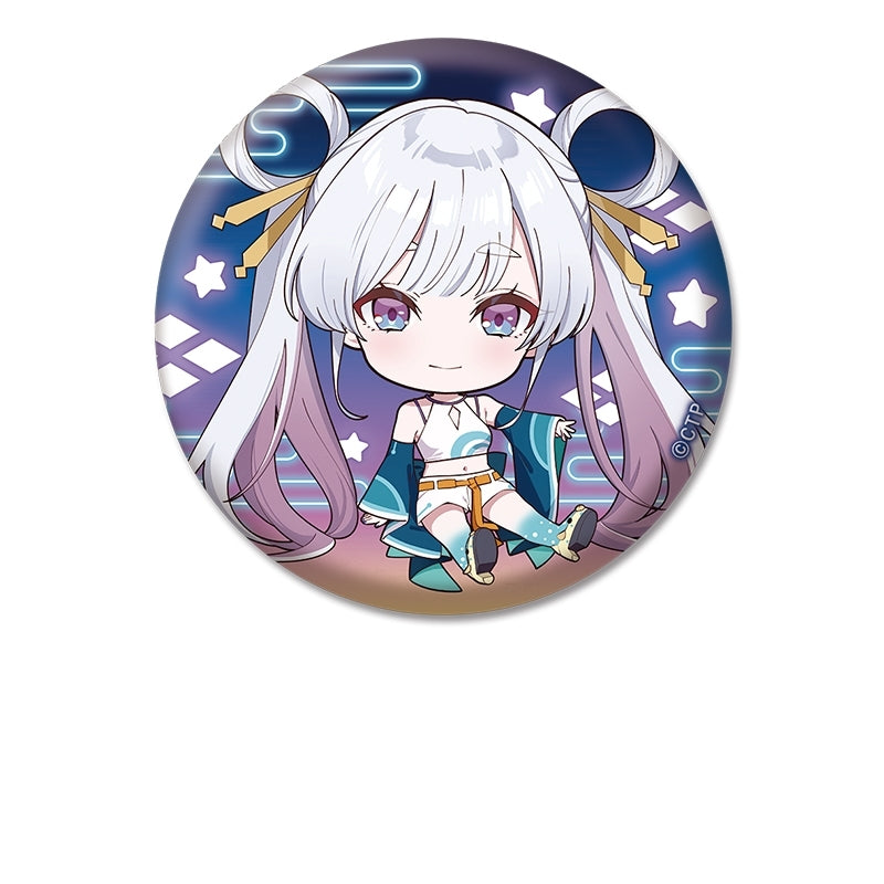 (Goods - Badge) Cosmic Princess Kaguya! Petanko Button Badge Yachiyo Runami/Battle Costume
