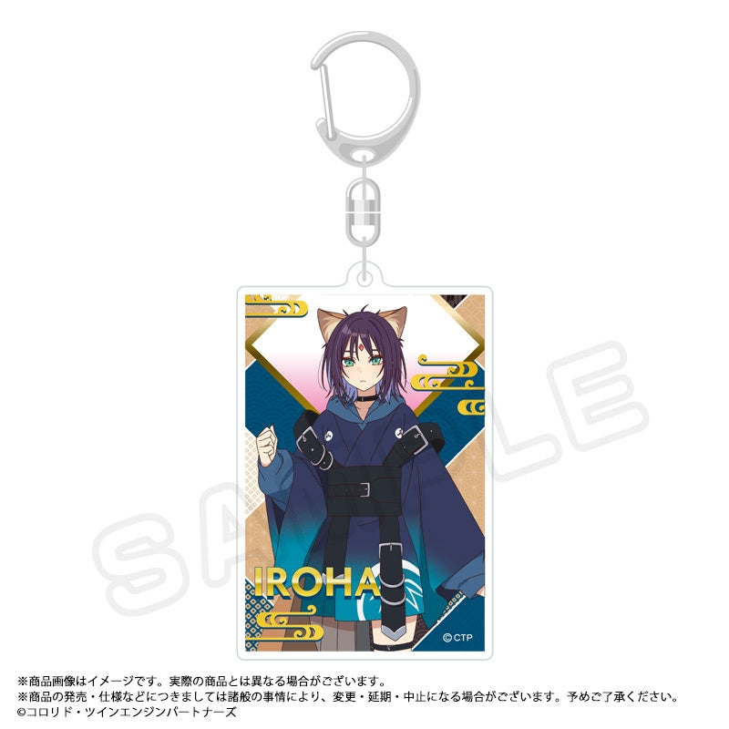 (Goods - Keychain) Cosmic Princess Kaguya! Square Keychain B Iroha
