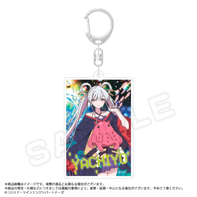 (Goods - Keychain) Cosmic Princess Kaguya! Square Keychain C Yachiyo