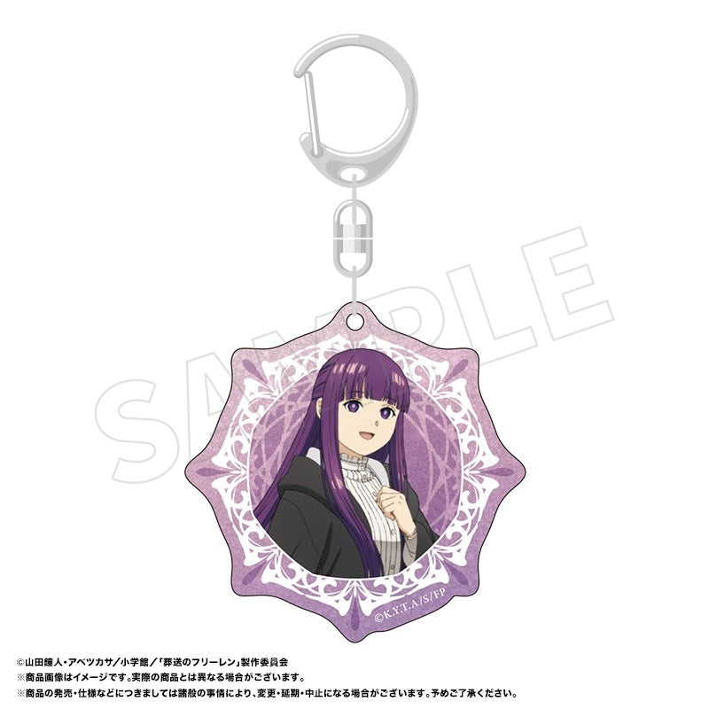 (Goods - Keychain) Frieren: Beyond Journey's End TV Anime Glitter Acrylic Keychain B Fern
