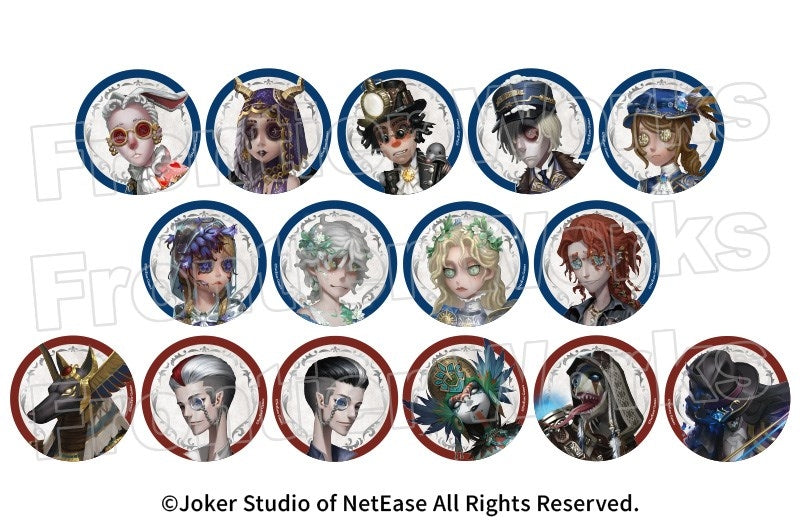 (Goods - Badge) Identity V <RE: Series> Trading Button Badge Character Sheet collection SSR Vol. 2 (Blind Box -Single)