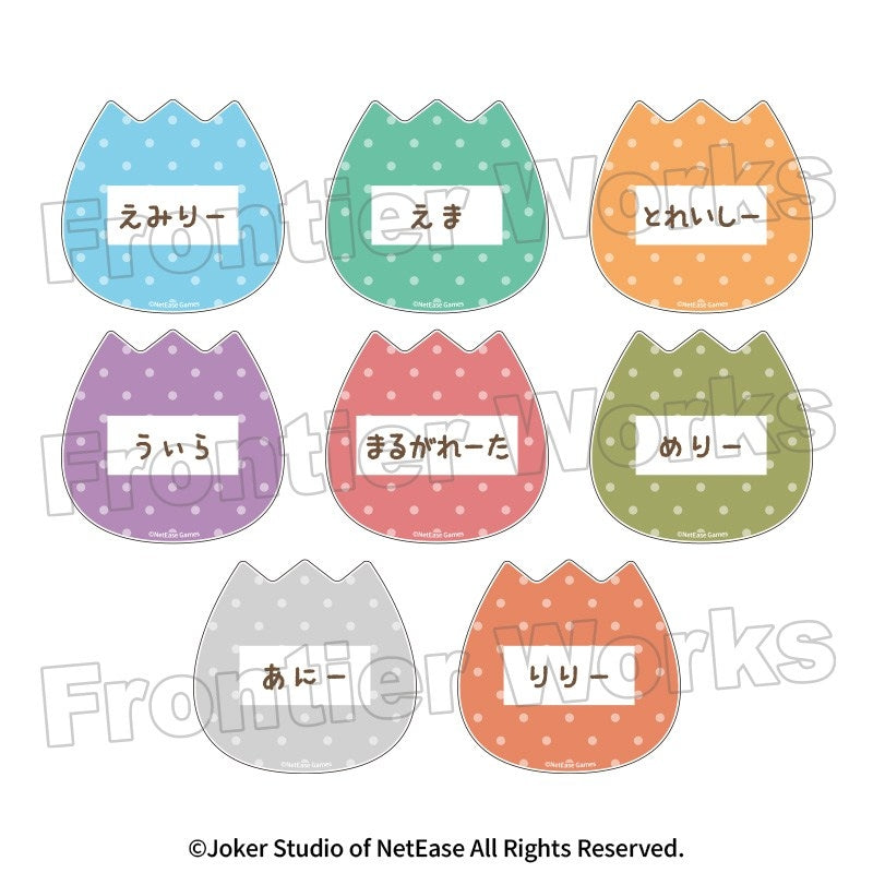 [※Blind](1BOX=8)(Goods - Badge) Identity V Kindergarten Trading Name Acrylic Badge Tulip Group(Blind Box -Single)