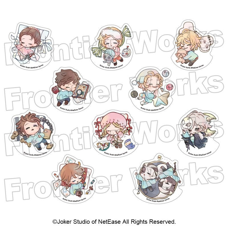 [※Blind](1BOX=10)(Goods - Ornament) Identity V ~ Nap Time ~ Trading Yurayura Acrylic Block Vol. 1