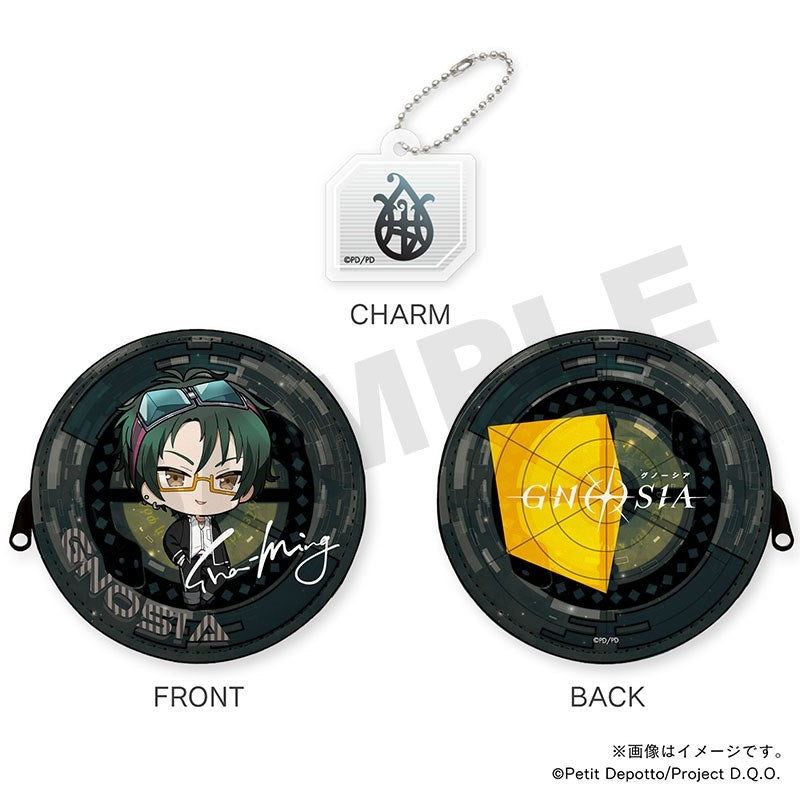 (Goods - Pouch) GNOSIA Mini Flat Pouch w/Acrylic Charm Sha-Ming