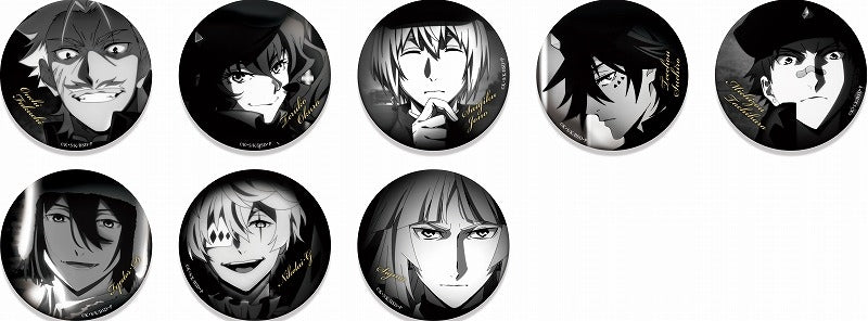 [Bungo Stray Dogs] Secret Monochromatic Button Badge / The Hunting Dogs & The Decay of the Angel (Blind Box -Single)