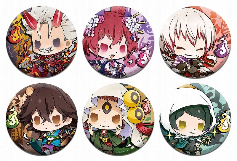 [Bungo Stray Dogs] Hyakki Yagyo Emaki Vol.2 Secret Button Badge (Blind Box -Single)